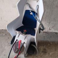 Bici bimbo con rotelle e seggiolino bici