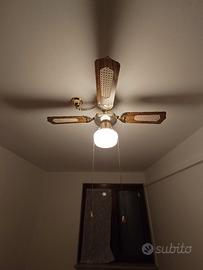 Lampadario con ventilatore