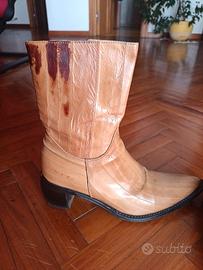 Stivaletto in vera pelle Made in Italy