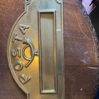 Buca Lettere da Incasso in Ottone