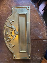 Buca Lettere da Incasso in Ottone