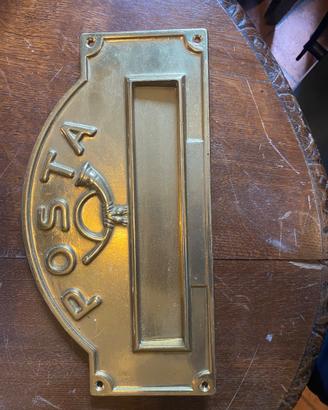 Buca Lettere da Incasso in Ottone