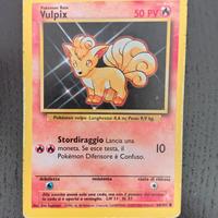 vulpix anni 90 carte pokemon