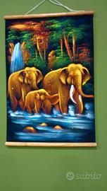 quadri etnici elefanti 