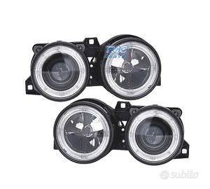 FARI BMW SERIE 3 E30 82-94 ANGEL EYES FONDO NERO