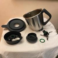 Boccale vorwerk bimby tm6 ghiera lame coperchio