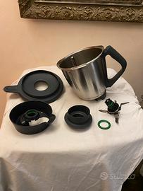 Boccale vorwerk bimby tm6 ghiera lame coperchio