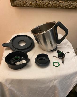 Boccale vorwerk bimby tm6 ghiera lame coperchio