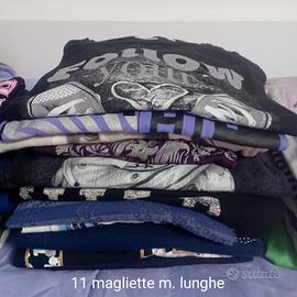 lotti di magliette e leggins 14 anni 
