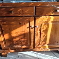 mobili soggiorno cucina legno