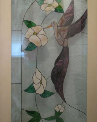 Vetrata artistica legata a piombo