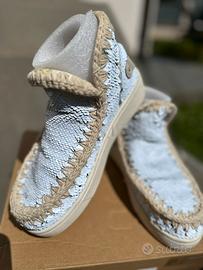 Stivaletti / Sneakers Mou paillettes bianchi