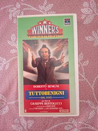 CASSETTA VHS - TUTTO BENIGNI DAL VIVO