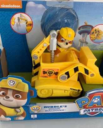 Paw PATROL Rubble Cucciolo & Veicolo