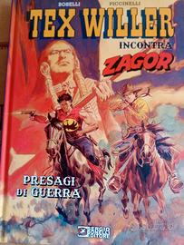 Libro rilegato Tex incontra Zagor Fumetti in B/N