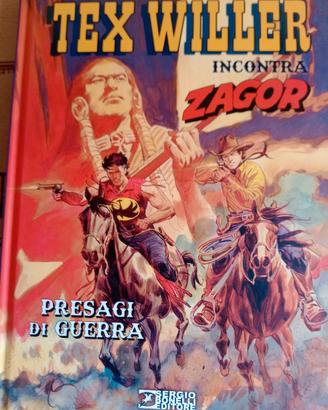 Libro rilegato Tex incontra Zagor Fumetti in B/N