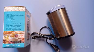Macinacaffè Elettrico in Acciaio Inox
