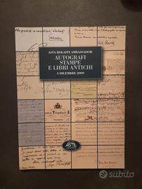 Asta Bolaffi - Autografi Stampe e libri Antichi