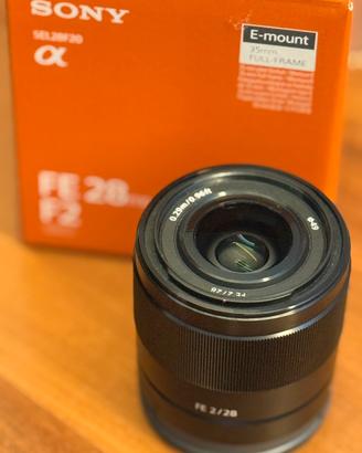 Sony FE 28mm F2 SEL28F20 come nuovo