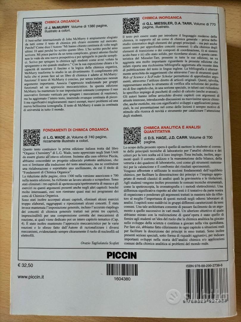 Libro: Chimica generale (Piccin) - Libri e Riviste In vendita a Vicenza