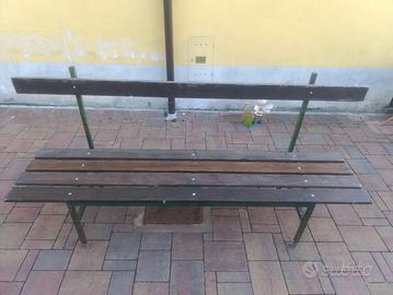 Coppia di panche da esterno 