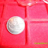 lire 5 repubblica italiana 1989