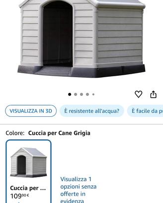 Cuccia per cani usata pochissimo. Ritiro a mano