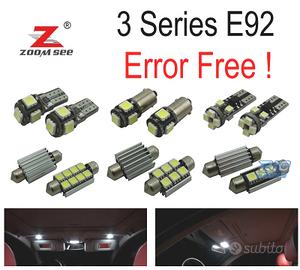 KIT 21 LAMPADE LED INTERNE BMW SERIE 3 E92 COUPE M