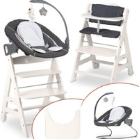 Hauck beta+ seggiolone pappa e sdraietta