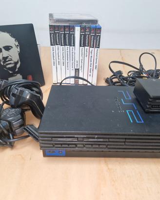 play station 2, 2 controller e 10 giochi