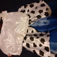 Costume bimba 2 anni cow girl originale
