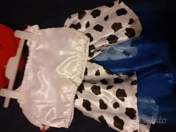 Costume bimba 2 anni cow girl originale