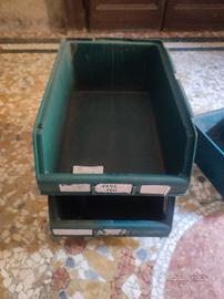 cassette portaoggetti impilabili 