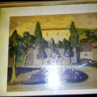 MELECCHI PIETRO quadro a olio 1946  cm 50x40