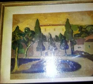 MELECCHI PIETRO quadro a olio 1946  cm 50x40