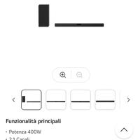 Soundbar lg Sn5 + subwoofer