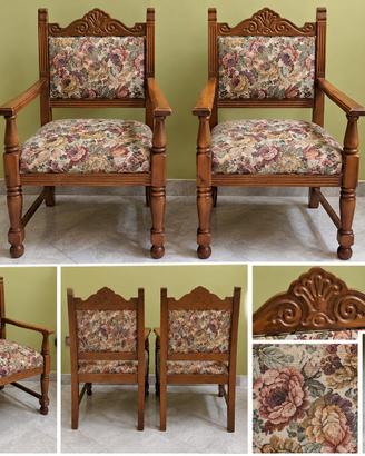 coppia poltrone vintage originali anni 70