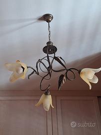 lampadario tre luci