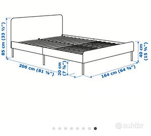 letto matrimoniale struttura