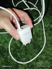 caricabatterie IPhone e usb a corrente+cavo iPhone