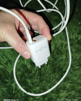 caricabatterie IPhone e usb a corrente+cavo iPhone