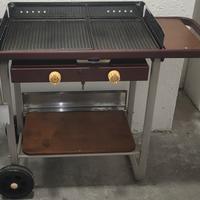 Barbeque a gas piastre in ghisa