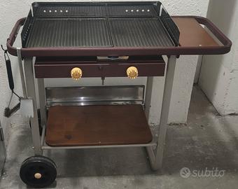 Barbeque a gas piastre in ghisa