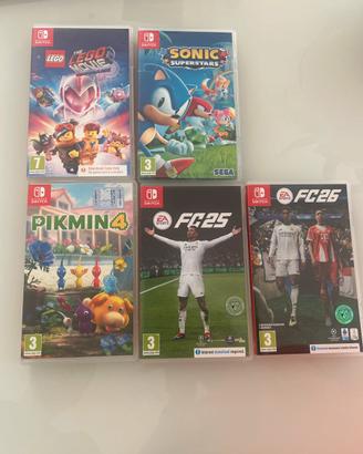 Giochi per nintendo switch FC 25 e 26 Sonic Lego