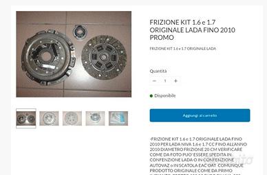 kit frizione Lada niva 1.6/1.7 prima del 2010