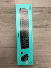 Logitec mouse e tastiera wireless