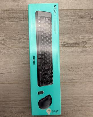Logitec mouse e tastiera wireless