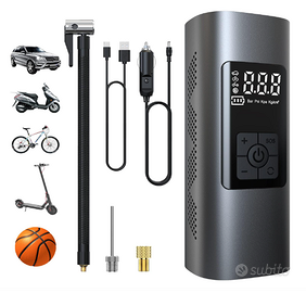 Wistrue 6000mAh Mini Compressore Aria Portatile 15