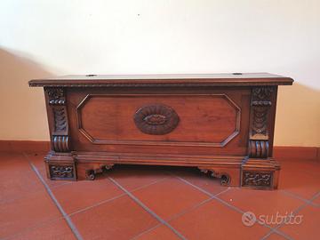 cassapanca legno antiquariato 