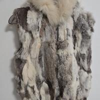 pelliccia smanicata gilet 